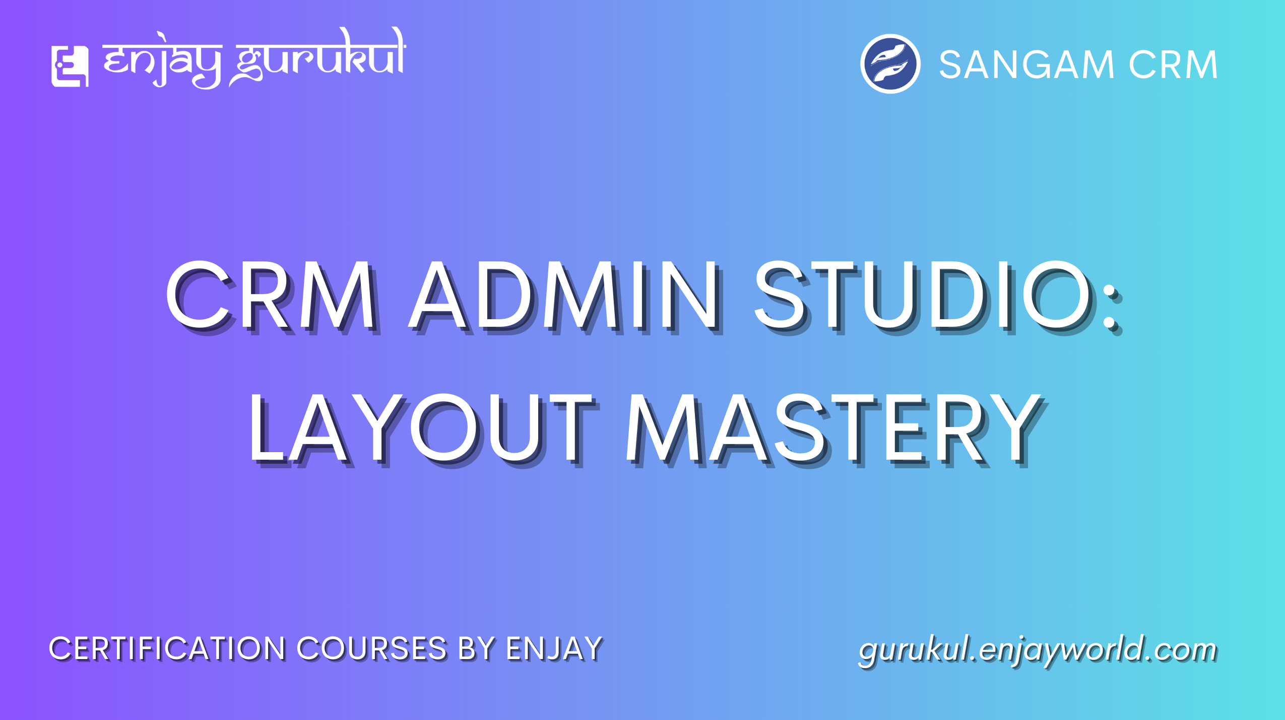 CRM Admin Studio: Layout Mastery