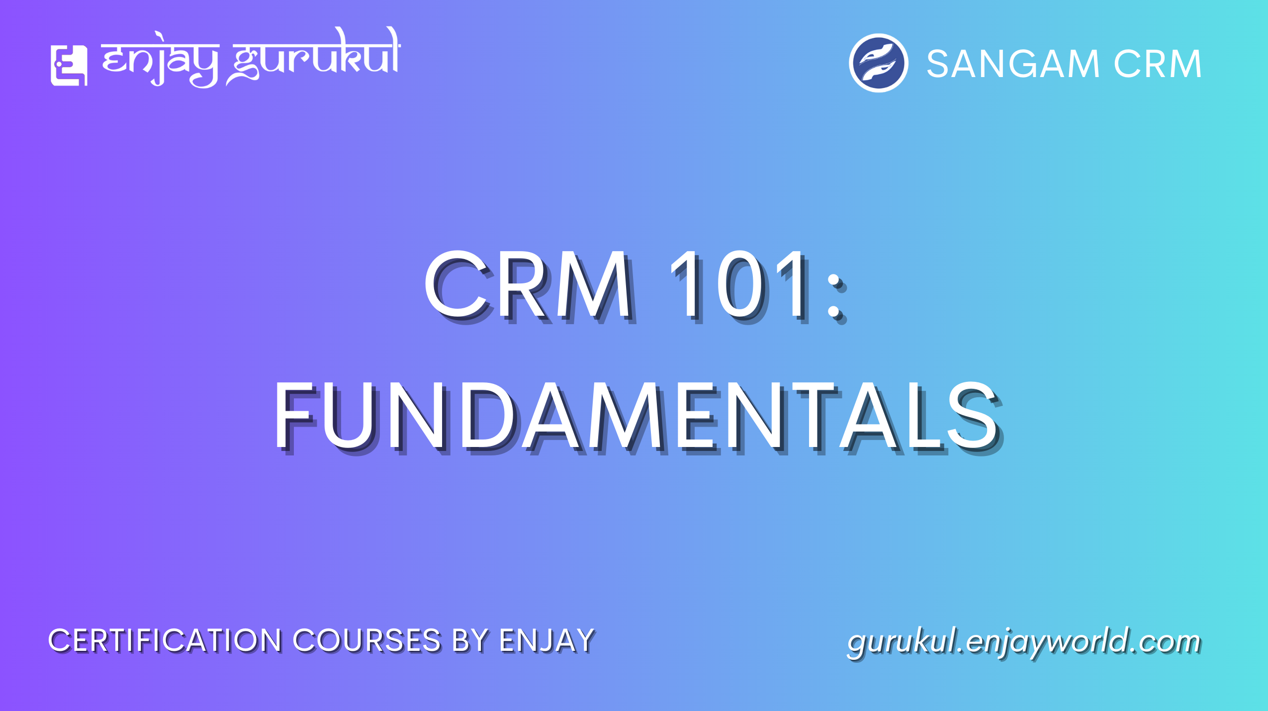 CRM 101: Fundamentals